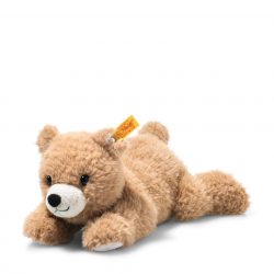 ours en peluche Barny 22 cm brun couché