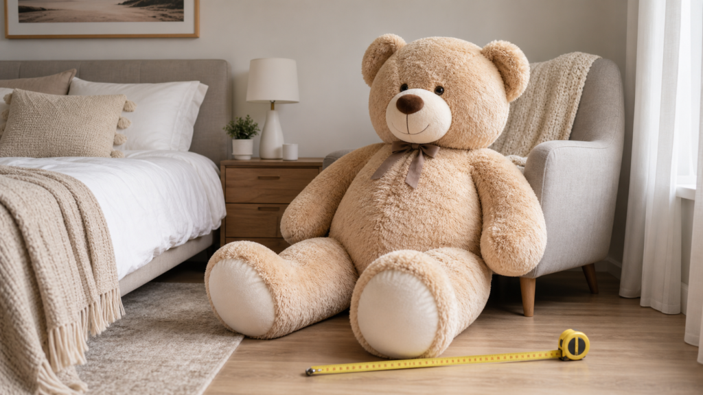Ours en peluche géant : tailles, prix, marques et précautions - photo originale 1