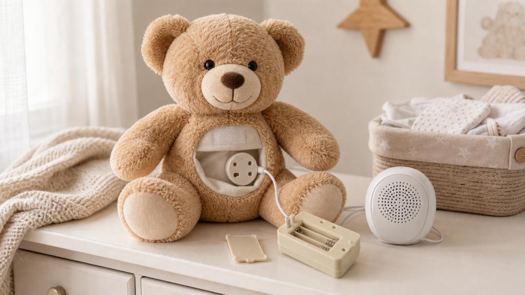 Ours en peluche qui parle, chante ou émet des sons : ce qu'il faut savoir - photo originale 1