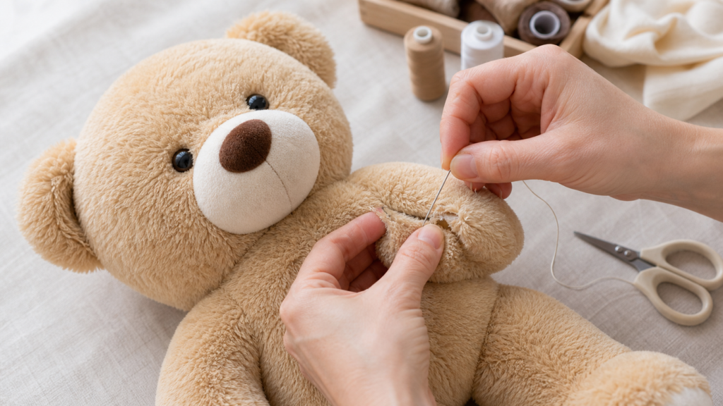 Réparer un ours en peluche : 7 cas de figure et les bons gestes - photo originale 1