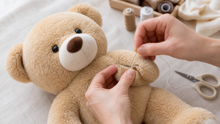 Réparer un ours en peluche : 7 cas de figure et les bons gestes