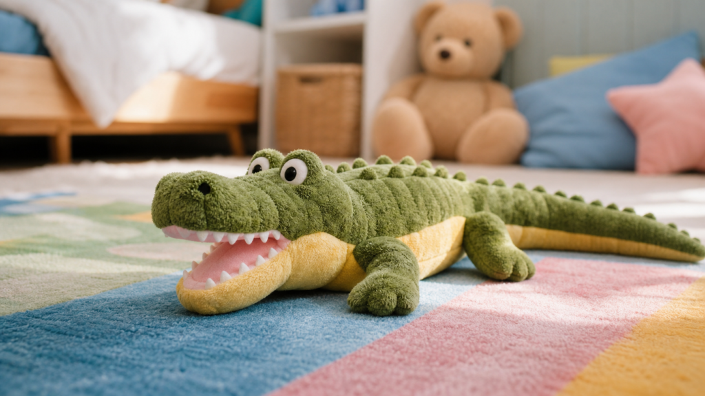 Peluche crocodile : modèles fun et idées cadeau originales