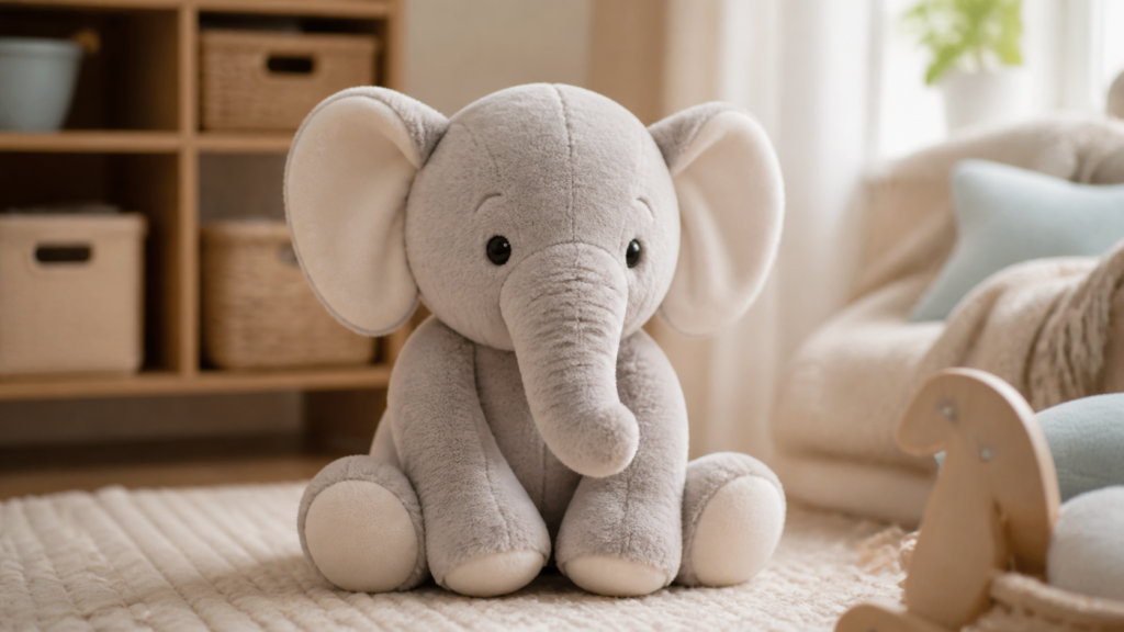 Peluche éléphant bébé : choisir un modèle sûr et doux