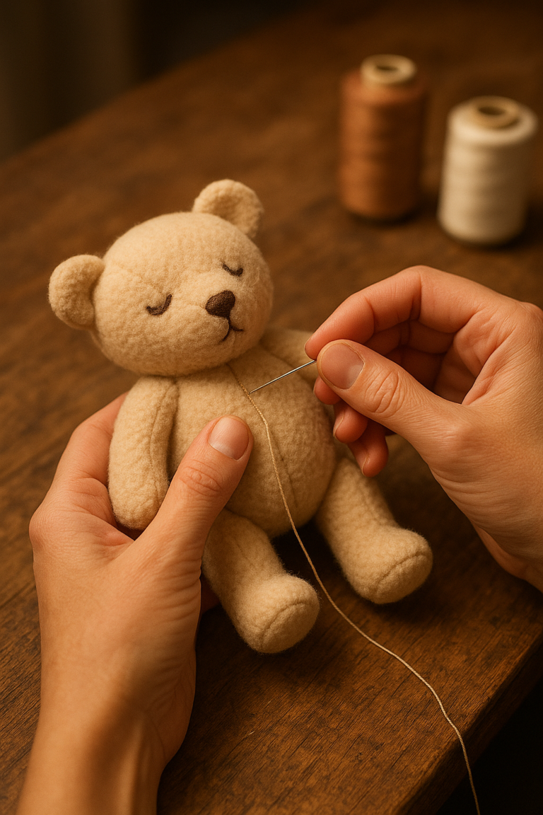Comment Coudre un Ours en Peluche Facilement : Tuto Débutant
