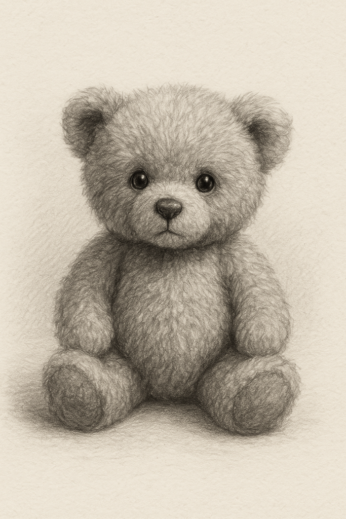 Comment dessiner un ours en peluche réaliste pas à pas